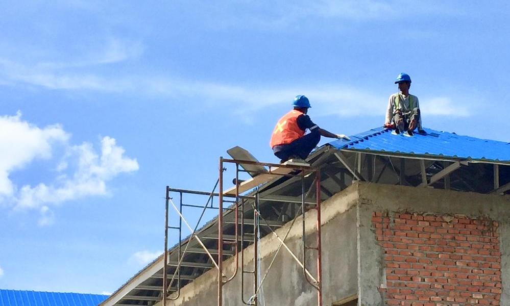 Di Tualang, Rekanan Perusahaan Negara Bangun Mess Abaikan K3