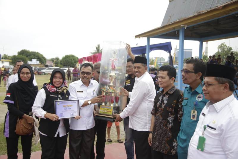 Kecamatan Tualang Juara Umum Kontes Sapi Ternak Bali