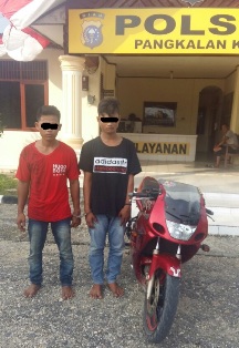 Dua Pelaku Jambret Diborgol Tim Opsnal Polsek Pangkalan Kuras
