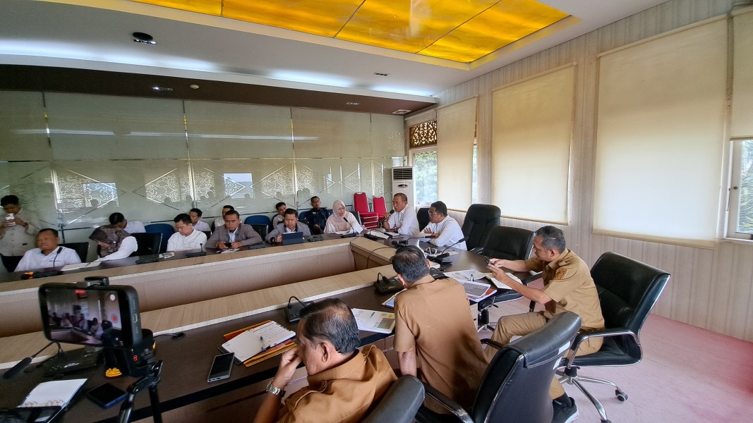 Rapat Bersama Balai Wilayah Sungai Sumatera III, Pemkab Pelalawan Bahas Solusi Banjir