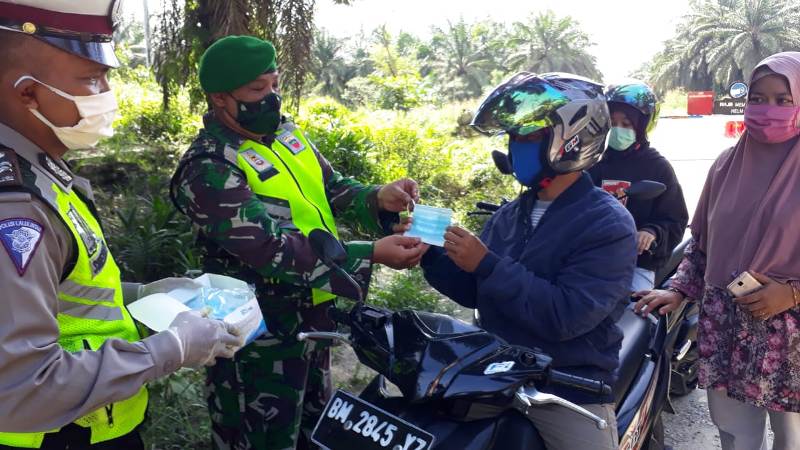 Babinsa Maredan Barat Berharap Penyebaran Covid-19 Tidak Terjadi di Siak