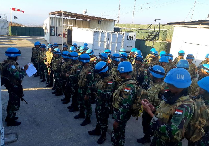 Jelang Akhir Penugasan, Satgas Konga XXIII-M UNIFIL Tingkatkan Kesiagaan