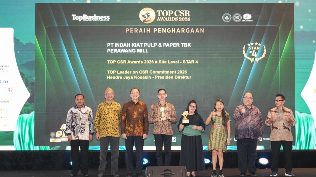 PT IKPP Perawang Dan 4 Unit Usaha APP Group Raih Top CSR Awards 2026