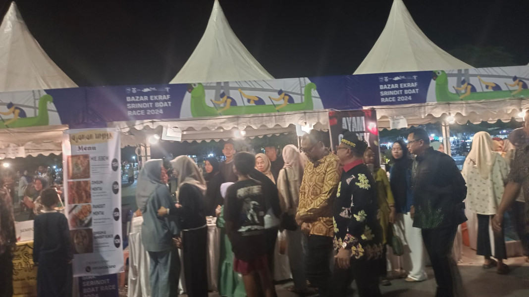 Bazar Ekraf Serindit Boat Race 2024 Dongkrak Perekonomian Masyarakat