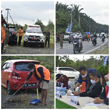 Yustisi Covid-19 di Bandar Seikijang, 33 Orang Pelanggar Terjaring