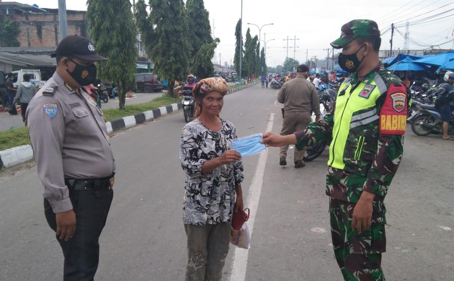 Sertu Abdon Pardosi Sisir 4 Lokasi Yang Dinilai Rawan Penularan Covid-19