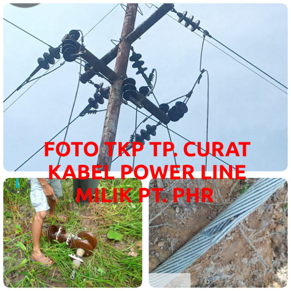 Nekat Gasak Kabel Milik PHR ,Tiga Pria Rohil Di Tahan