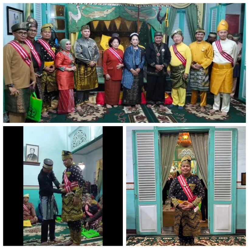 AKBP Suwinto SH, SIK mendapat penghargaan kehormatan dari Kerajaan Amantubillah Mempawah, Kalimantan Barat