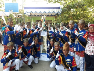 Team Paskibra SMPN I Raih Juara Umum Tingkat SMP se Sumatra Ajang Angkasa 1st Series 2017