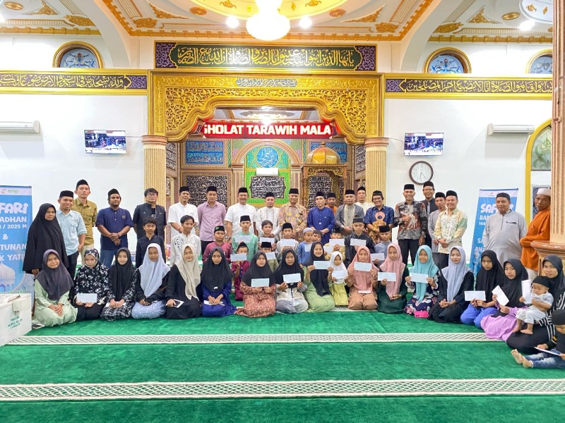 Safari Ramadhan EMP Bentu Limited di Langgam Disambut Dengan Makan Bajambar
