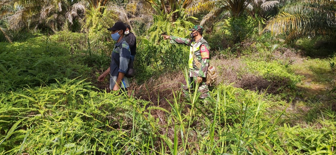 Koptu Deddy Sosialisasi Bahaya Karhutla ke Masyarakat Keranji Guguh