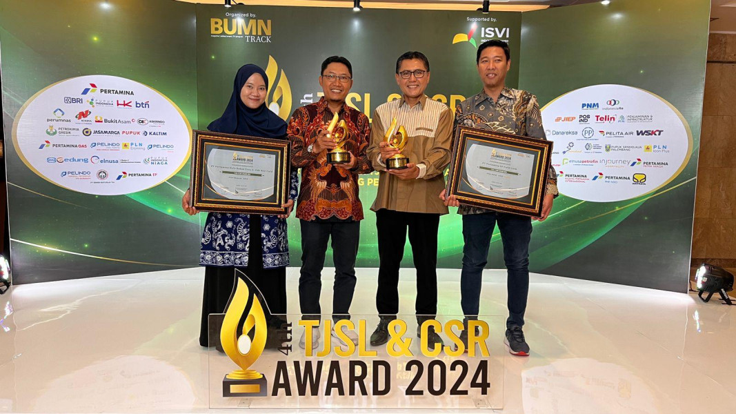 Sejalan dengan SDG’s, PHE NSO dan Pertamina EP Lirik Field Raih Gold dalam TJSL&CSR Award 2024