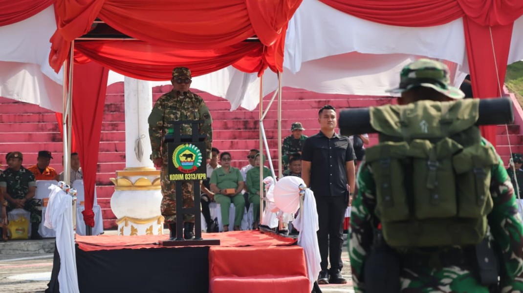 Kodim 0313/KPR Laksanakan Apel Pembukaan TMMD ke-129 TA 2026 di Kabupaten Pelalawan