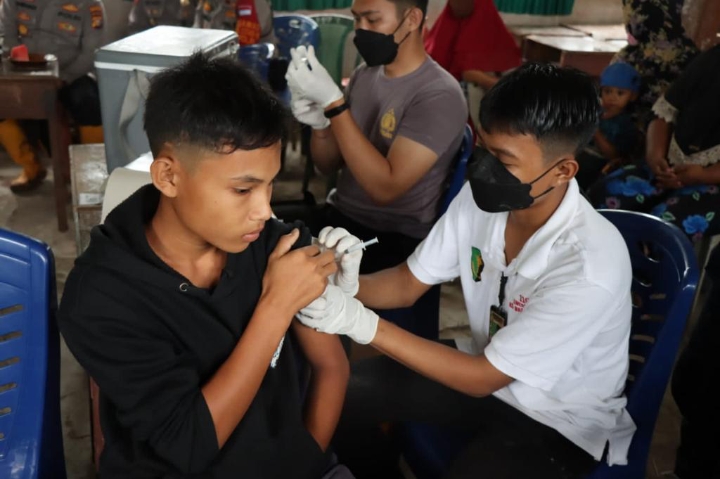 Vaksinasi Covid-19 Di Rohil, Karoops Polda Riau Nilai Polres Rohil Siap