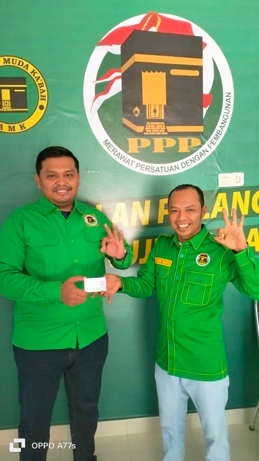 Muda dan Energik, Mantan Ajudan HM Harris Ini Bergabung ke Partai Berlambang Ka'bah