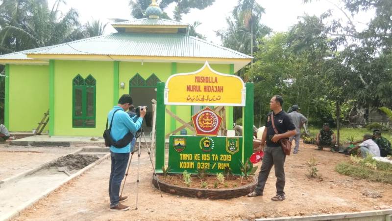 Warga Kagum Dengan Satgas TMMD, Musholla Nurul Hidayah Segera Bisa Dimanfaatkan