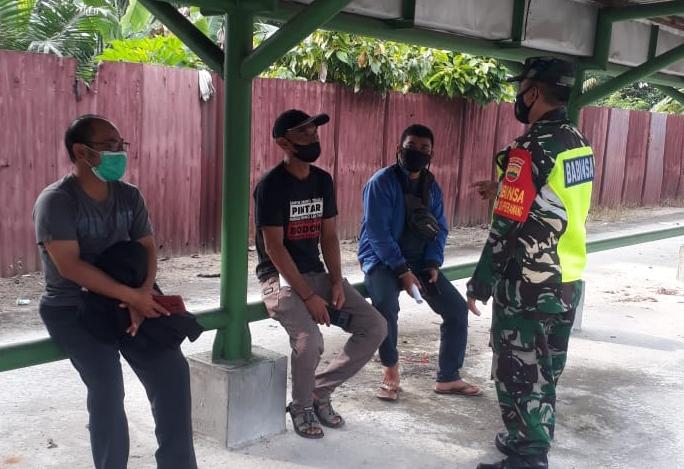Koptu Gunawan Lakukan Komsos di Sri Gemilang