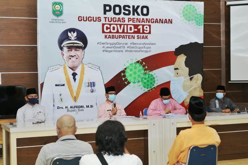 Satu Warga Dinyatakan Positif Covid 19, Pemkab Siak Minta Masyarakat Patuhi Himbauan Pemerintah