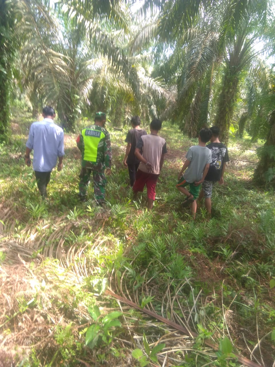 Kopda L Sigalingging Ajak Masyarakat Teluk Rimba Untuk Tidak Membakar Lahan