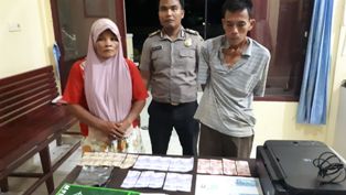 Beli Ikan Pakai Uang Palsu, Dua Tersangka Ditangkap Polisi
