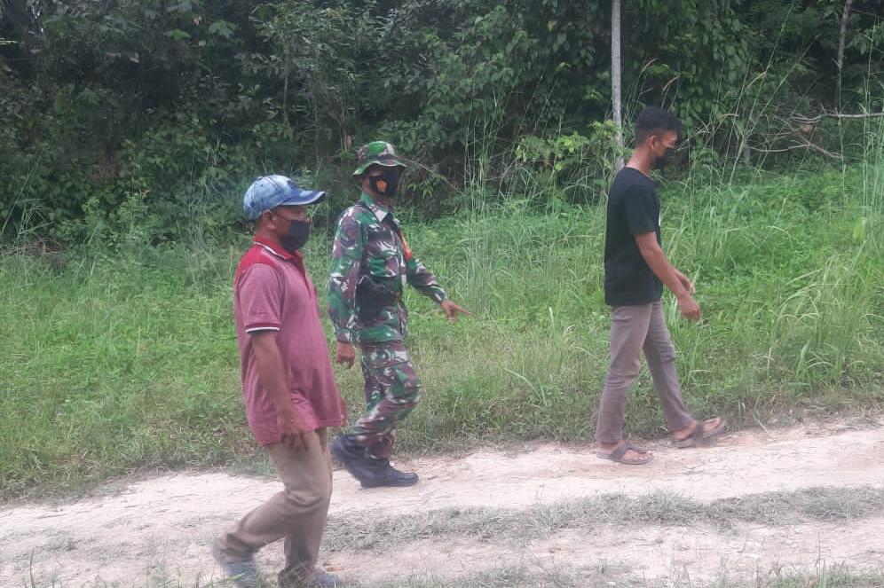 Sertu Ardian Agus Minta Masyarakat Jangan Buka Lahan Dengan Cara Membakar