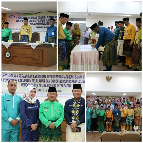 Pemkab Pelalawan Tandatangani Perjanjian Kerjasama Bersama BPKP Riau