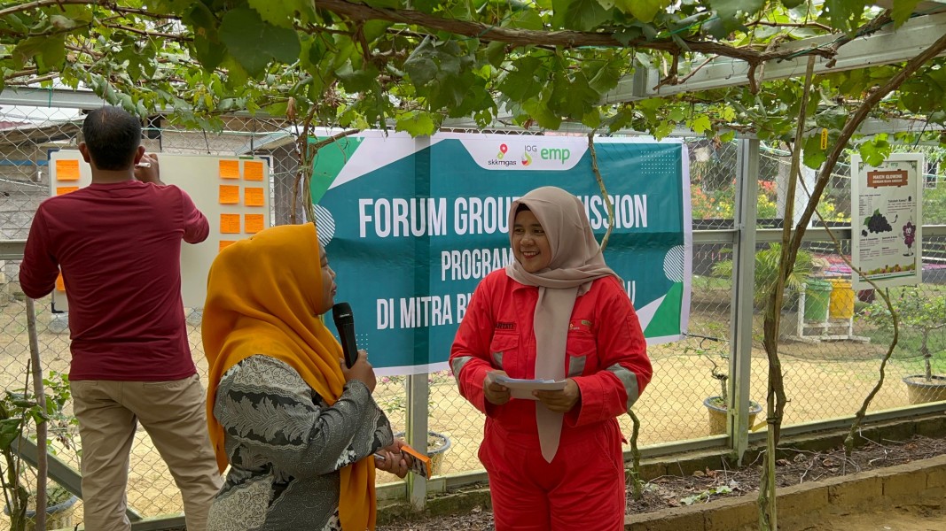 EMP Energi Riau Gelar FGD Bersama KWT Anggur Sari di Pematang Tinggi