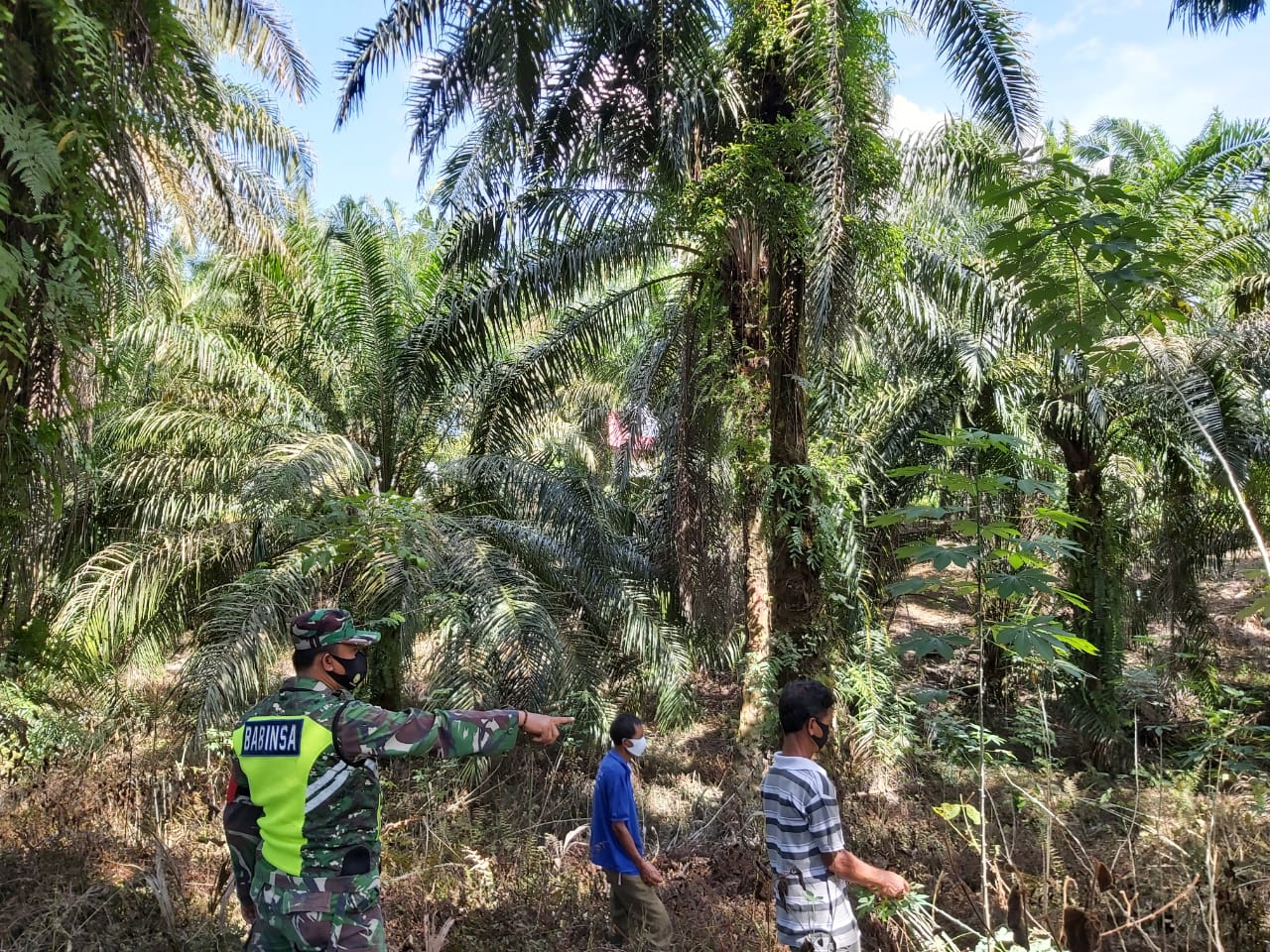 Kopda Deddy H Sosialisasikan Bahaya Karhutla ke Masyarakat Keranji Guguh