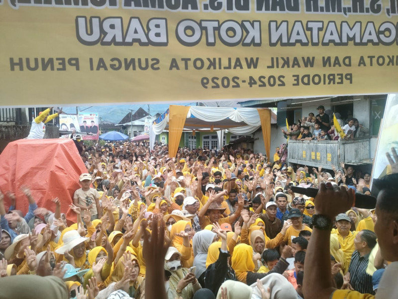 Fikar Terharu Melihat Padat dan Meledaknya Penampakan Pendukung di Koto Baru