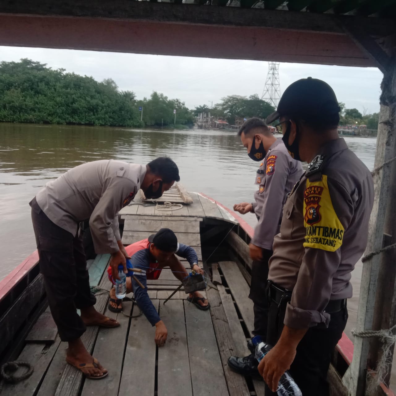 Seorang Kakek Terjatuh ke Sungai Siak, Hingga Saat Ini Belum Ditemukan