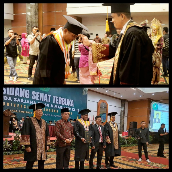 Resmi Sandang Gelar Sarjana Ekonomi, Bupati Zukri : Pentingnya Soft Skill Untuk Meraih Kesuksesan