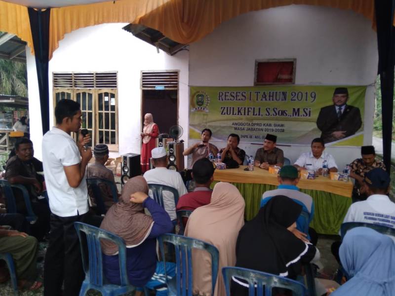 Reses Pertama, Zulkifli Akan Perjuangkan Lampu Dan Air Bersih Di PST