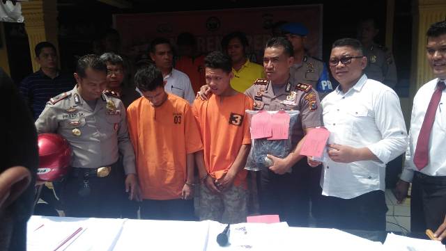 Dua Pelaku Jambret Jalanan Berhasil Dibekuk Polresta Pekanbaru