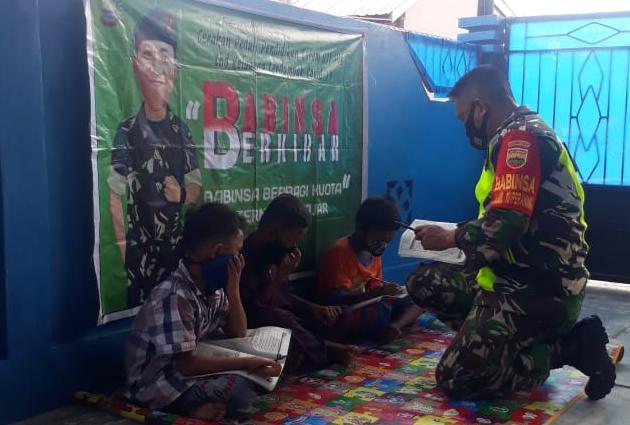 Belajar Daring, Koptu Gunawan Berharap Siswa Bisa Mengerti Dengan Pelajaran