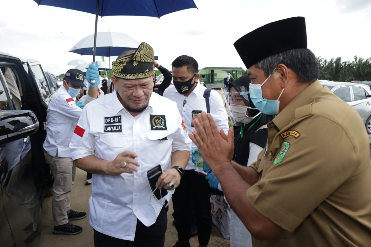 Bupati Alfedri Sambut Kunjungan Kerja Ketua DPD RI ke Kabupaten Siak