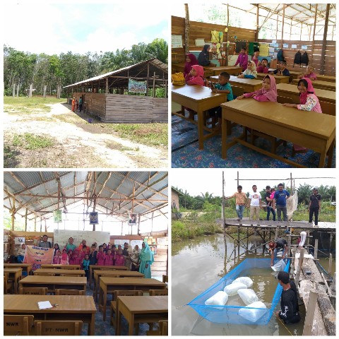 Berikan Bantuan Meja dan Kursi, PT NWR 