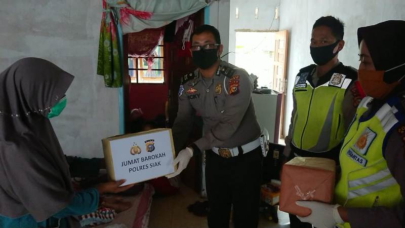 Yesi Gusnita Mengaku Bahagia Mendapat Kunjungan Dari Polres Siak