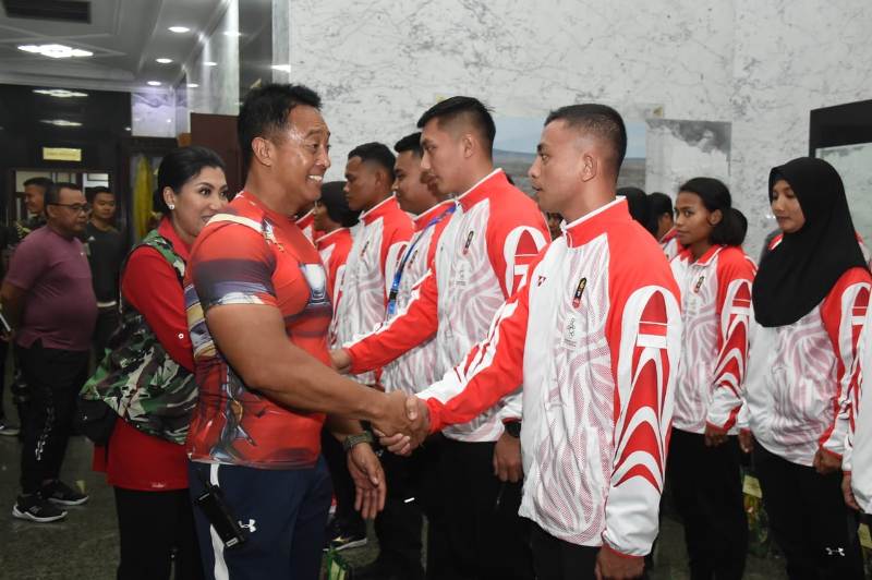 Persembahkan 34 Medali di Sea Games 2019, Atlet TNI AD Terima Penghargaan Dari Kasad