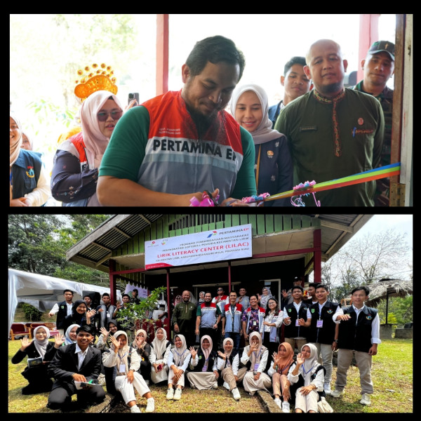 Tanamkan Benih Literasi, Pertamina EP Lirik Bangun Masa Depan Cerdas di Kecamatan Lirik