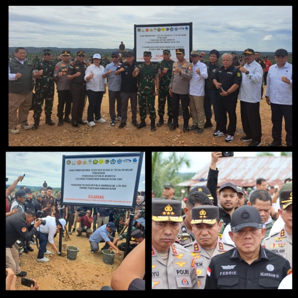 Selamatkan dari Perambahan, Satgas PKH Akan Kembalikan 81.793 Ha Lahan TNTN Menjadi Kawasan Hutan Hayati
