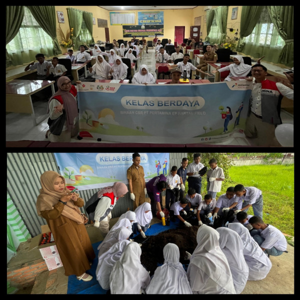 Kelas Berdaya Pertamina EP Rantau Berikan Edukasi Lingkungan pada Pelajar Difabel Aceh Tamiang
