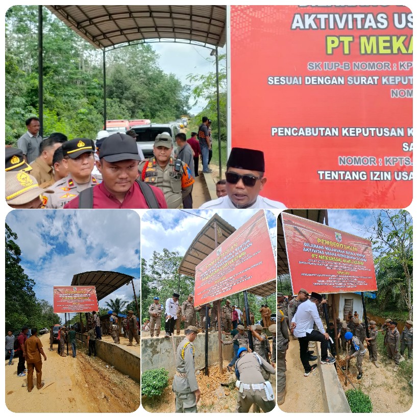PT. MAL Dinilai Ingkar Janji, Bupati Lakukan Penyegelan di Lahan Perusahaan