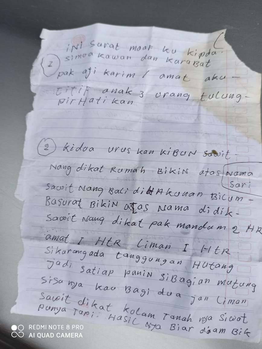 Tingalkan Surat Wasiat, Warga Kecamatan Rakit Kulim Inhu Ditemukan Gantung Diri