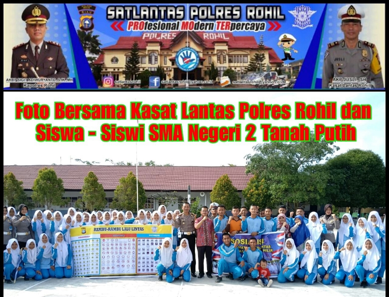 Sat Lantas Polres Rokan Hilir Taja Road Safety Melennial Festival