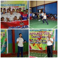 Buka Open Tournament Badminton,  Ini Pesan Bupati Pelalawan