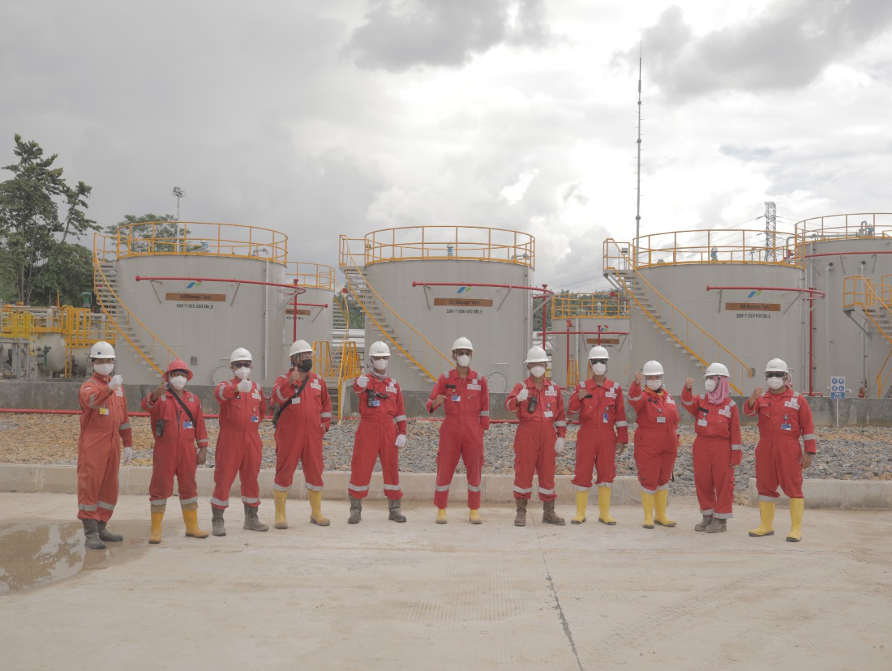 Elnusa Dukung Pembangunan New Semberah Oil Plant Sangatta Field