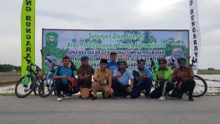 Tim Agrowisata Gelar Event Sepakbola dan Bola Voly Sawah