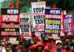 Soroti Pelanggaran HAM, Ratusan Buruh Yang Tergabung Dalam KPBI Unjuk Rasa di Istana
