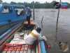 Banyak Ikan Mati Di Sungai Siak, DLH Siak Ambil Sampel Air Gunakan Spedboot PT IKPP