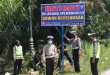 Satlantas Polres Siak Pasang Spanduk  Himbauan di Sejumlah Titik Rawan Laka di Minas